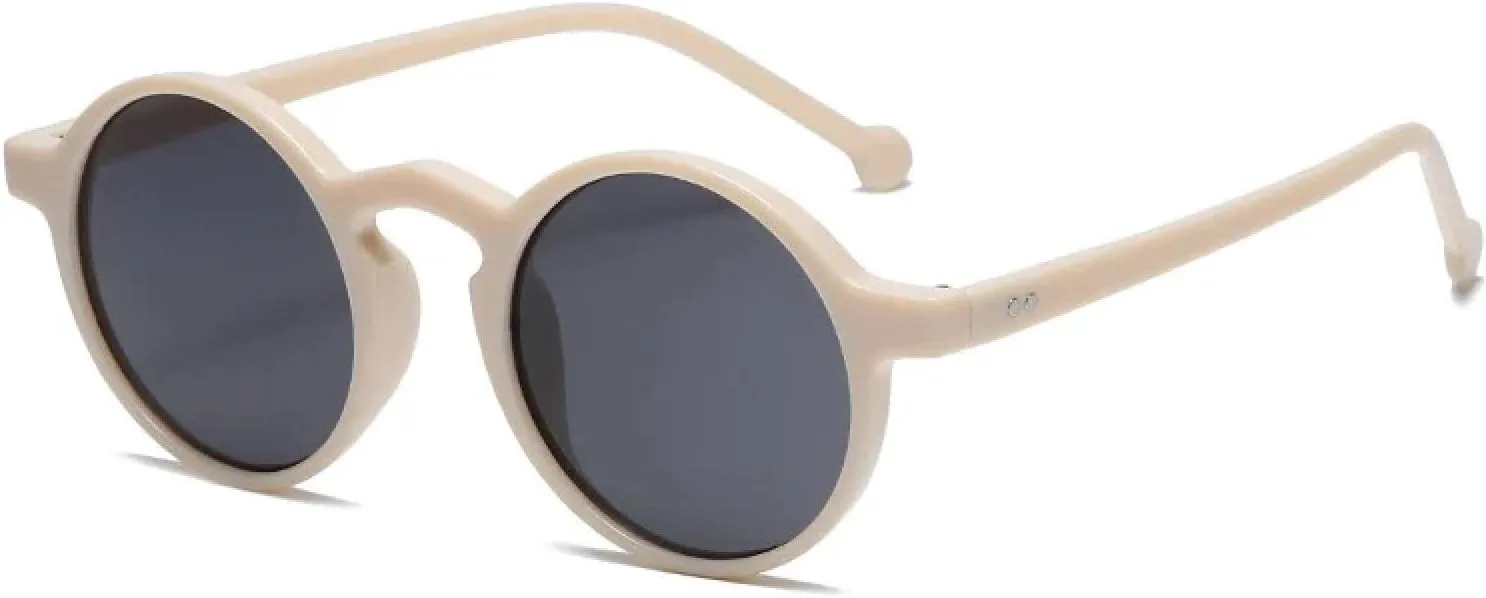 Круглые солнцезащитные очки для женщин в винтажном стиле с заклепками, для мужчин – модные классические очки с защитой от УФ-излучения UV400 TVTBBVV, C5beige-black
Круглые солнцезащитные очки для женщин в винтажном стиле с заклепками, для мужчин – модные классические очки с защитой от УФ-излучения UV400 TVTBBVV, C5beige-black