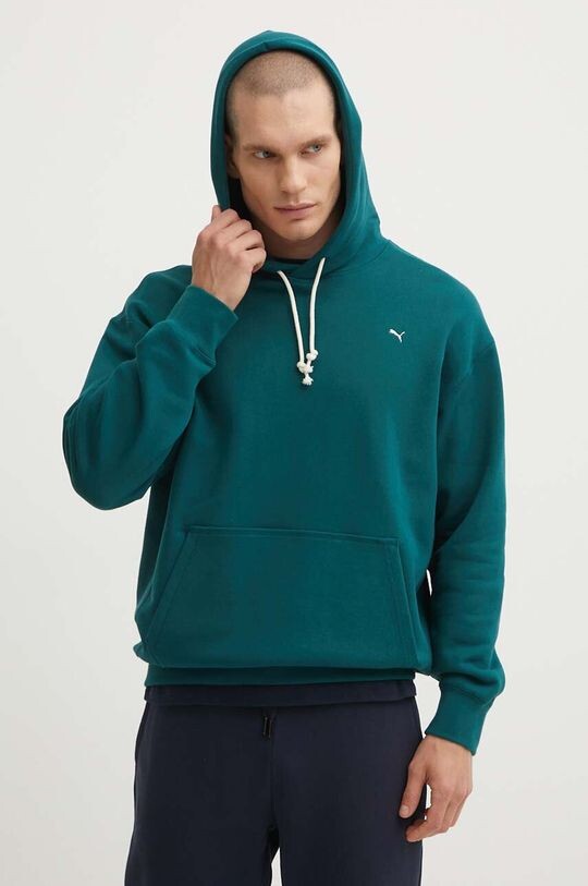 Хлопковая толстовка Puma, бирюзовый
Хлопковая толстовка Puma, бирюзовый