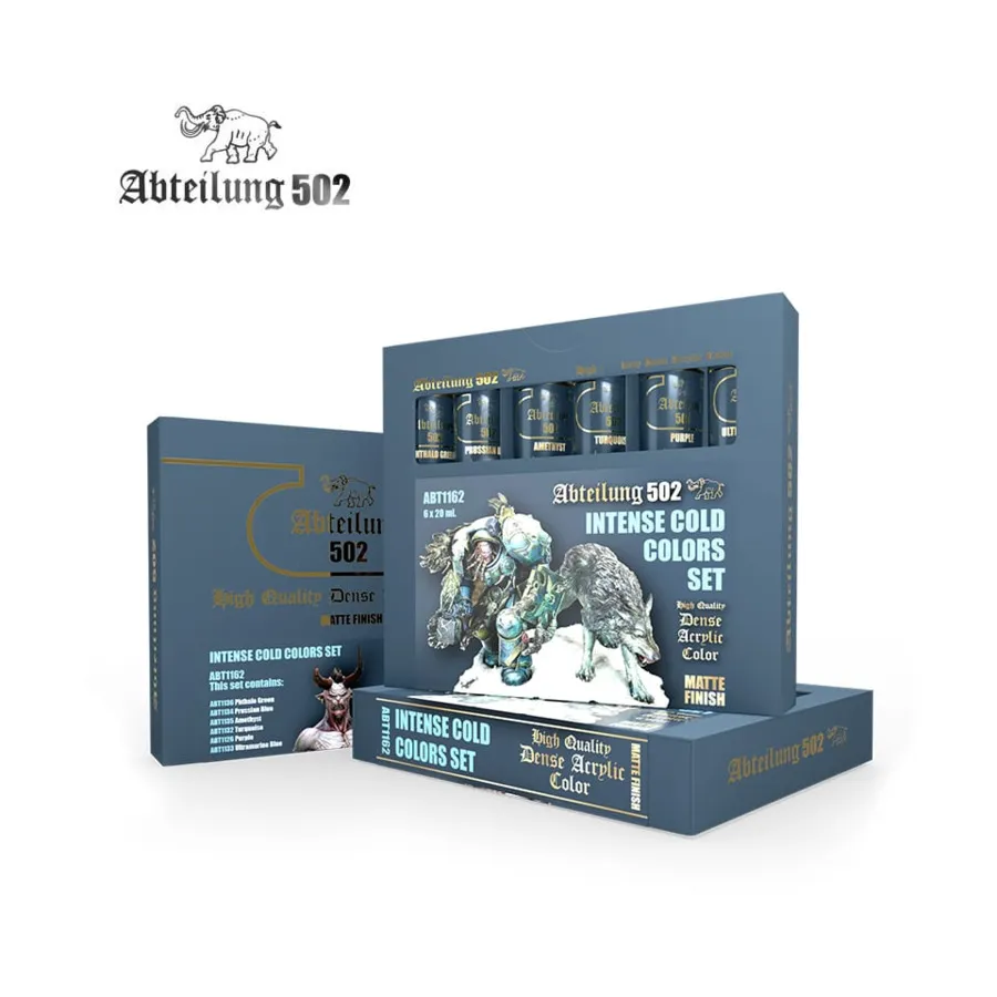 Набор интенсивных холодных цветов, Abteilung 502 - Acrylics
Набор интенсивных холодных цветов, Abteilung 502 - Acrylics