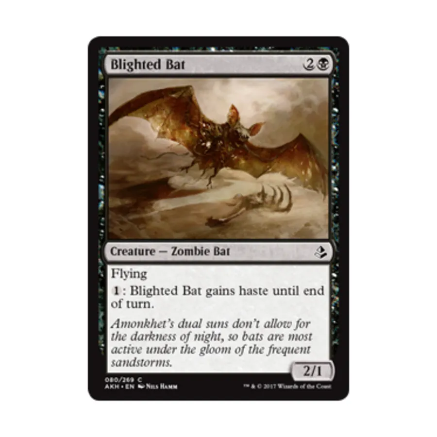 CCG Заражённая летучая мышь (С), MTG - Amonkhet
CCG Заражённая летучая мышь (С), MTG - Amonkhet