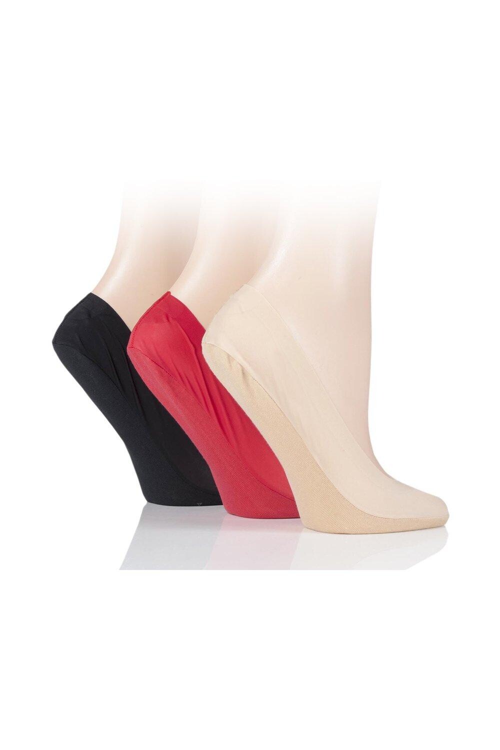 3 пары гладких нейлоновых вкладышей для обуви SOCKSHOP, красный
3 пары гладких нейлоновых вкладышей для обуви SOCKSHOP, красный