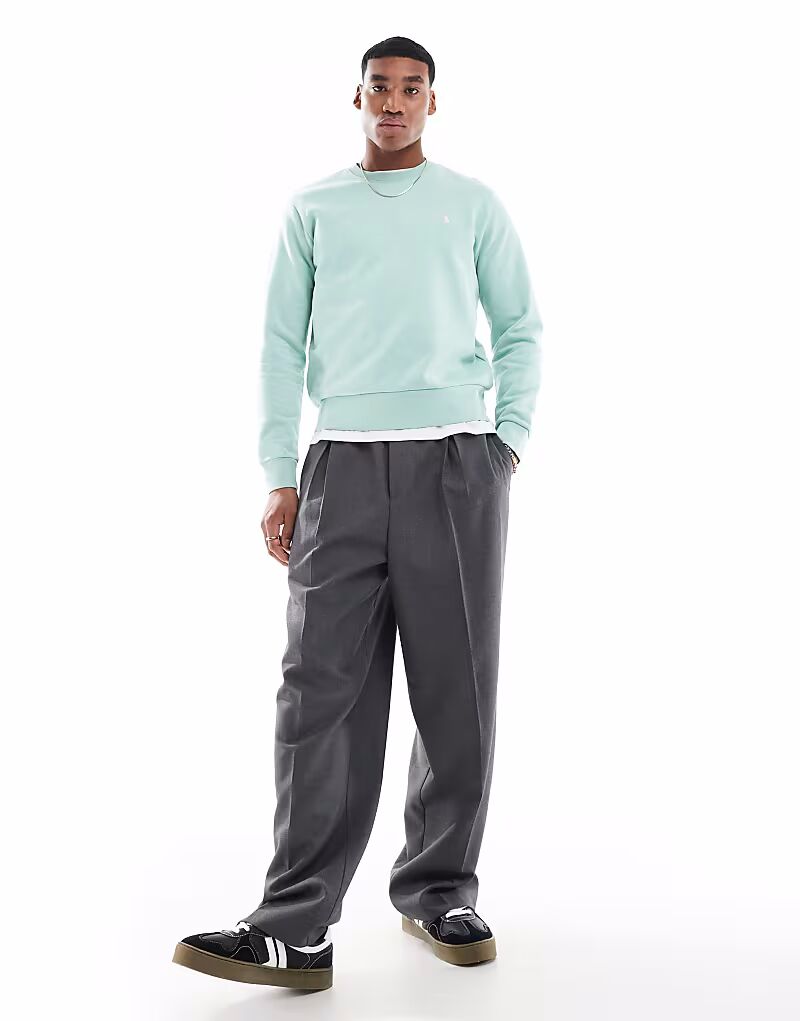 Свитшот из махровой ткани с логотипом Polo Ralph Lauren светло-зеленого цвета
Свитшот из махровой ткани с логотипом Polo Ralph Lauren светло-зеленого цвета