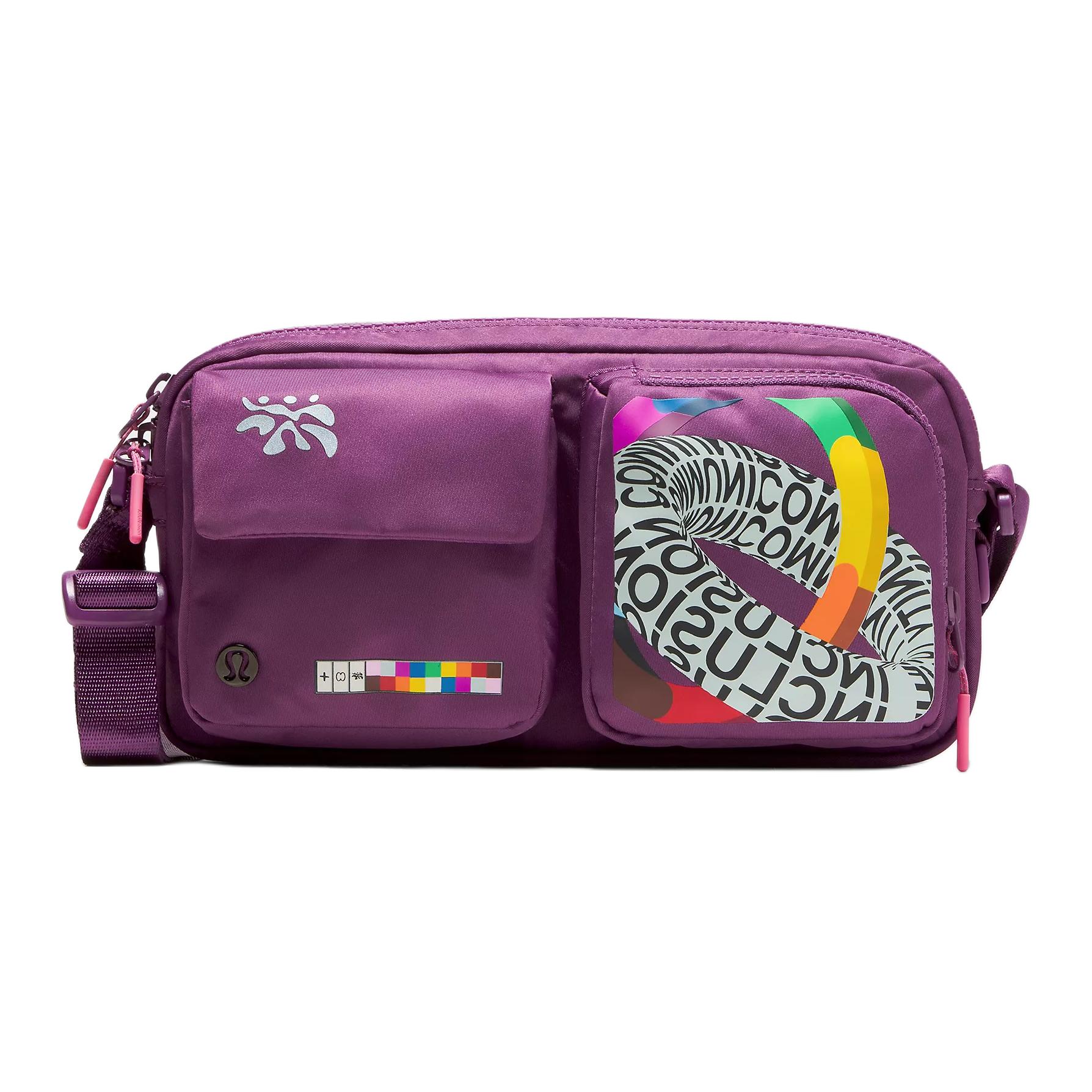 Lululemon Полиэстеровая наплечная сумка унисекс фиолетовая, Purple
Lululemon Полиэстеровая наплечная сумка унисекс фиолетовая, Purple