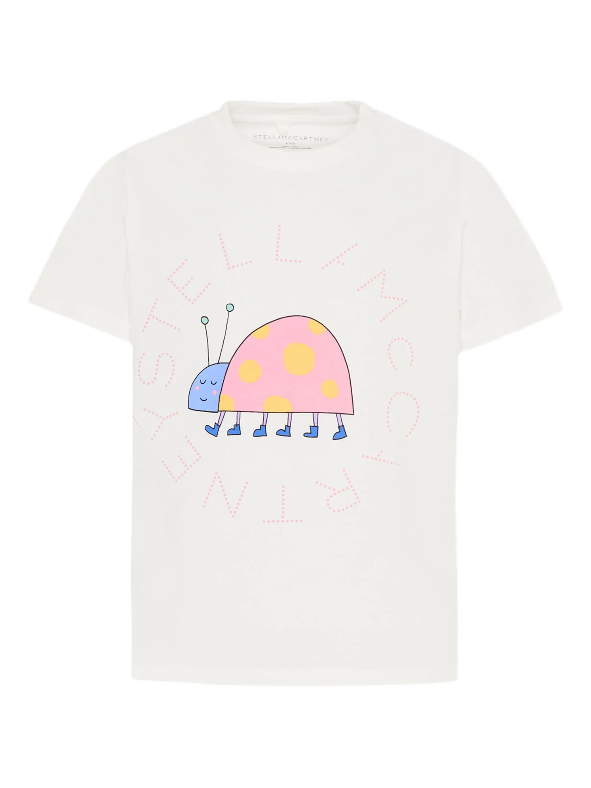 Футболка с коротким рукавом Stella Mccartney Kids, бежевый
Футболка с коротким рукавом Stella Mccartney Kids, бежевый