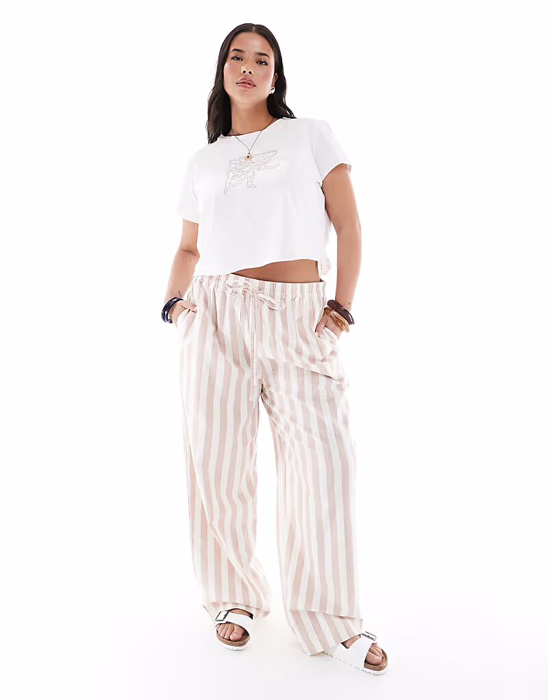 Зауженные брюки ASOS DESIGN Curve из льняного материала с застежкой-молнией в полоску под норку
Зауженные брюки ASOS DESIGN Curve из льняного материала с застежкой-молнией в полоску под норку