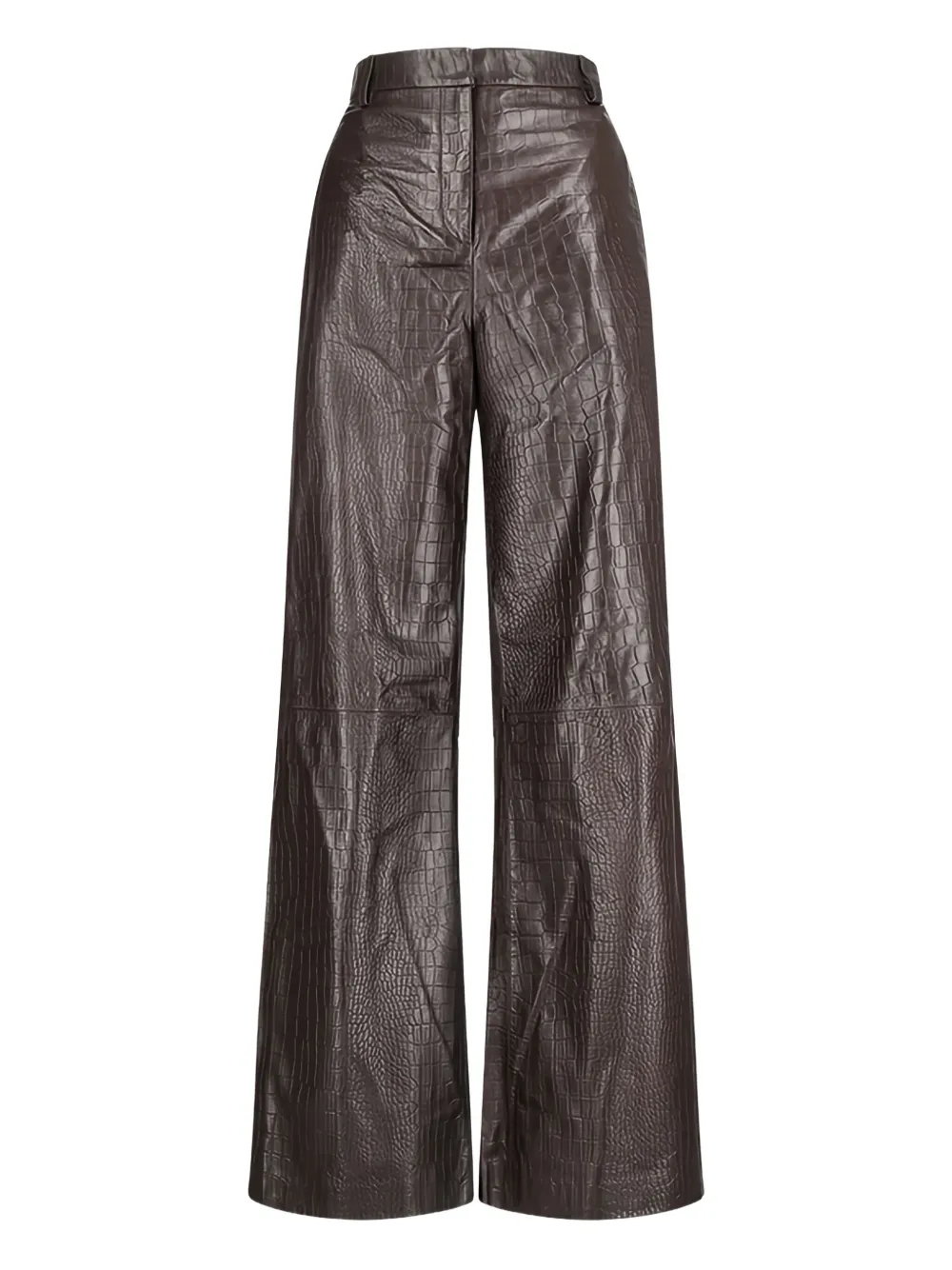 Кожаные брюки с тиснением под кожу крокодила Enes, коричневый
Кожаные брюки с тиснением под кожу крокодила Enes, коричневый