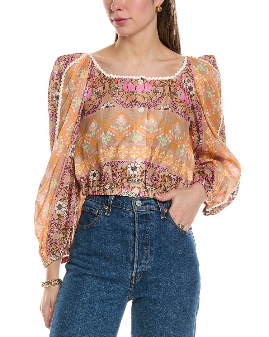 Топ из смеси льна Sandro, бежевый
Топ из смеси льна Sandro, бежевый