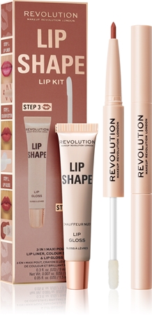 Набор для губ Makeup Revolution Lip Shape Kit, Chauffeur Nude 1 szt.
Набор для губ Makeup Revolution Lip Shape Kit, Chauffeur Nude 1 szt.