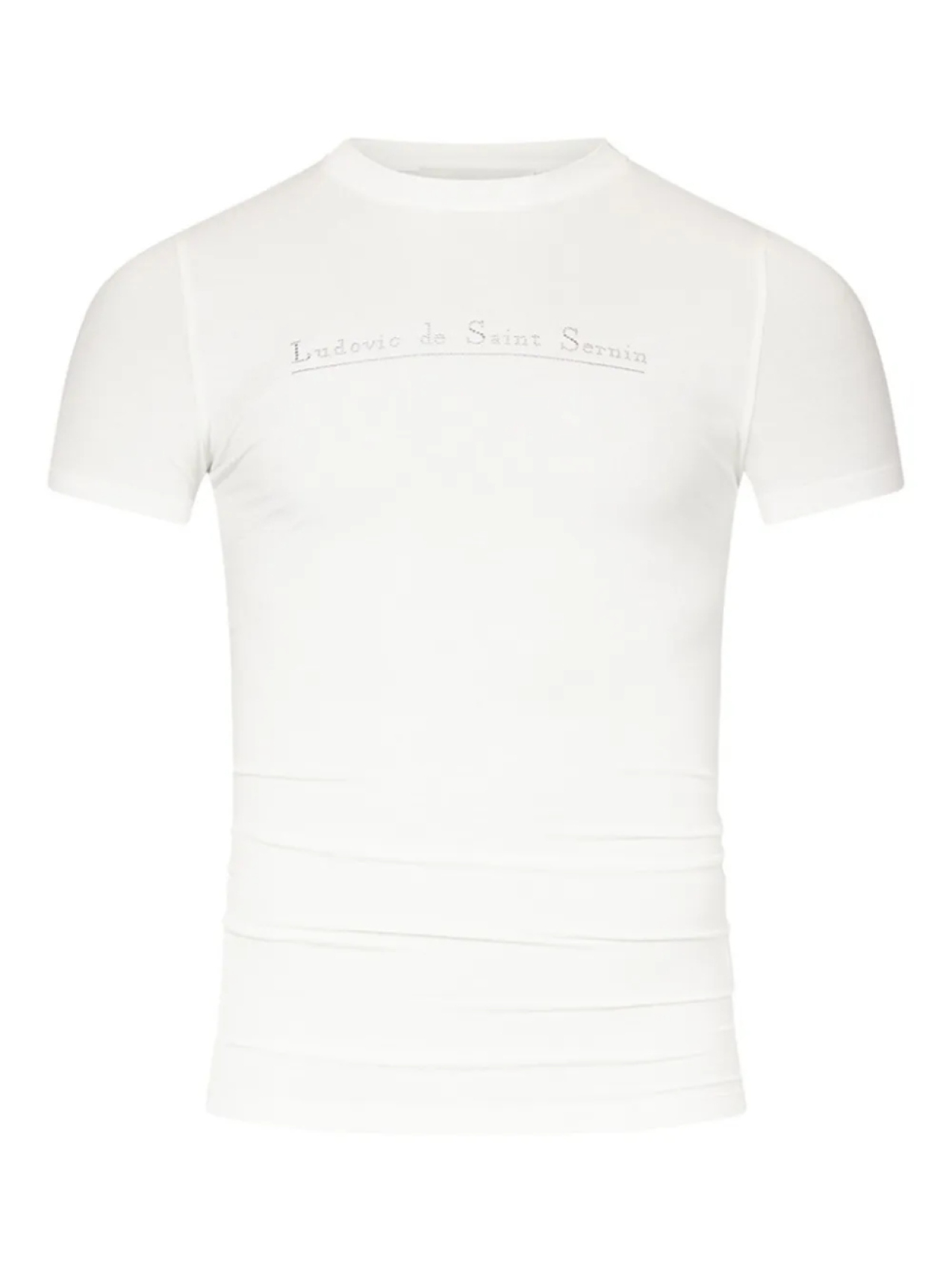 Футболка с логотипом Ludovic de Saint Sernin, белый 
Футболка с логотипом Ludovic de Saint Sernin, белый