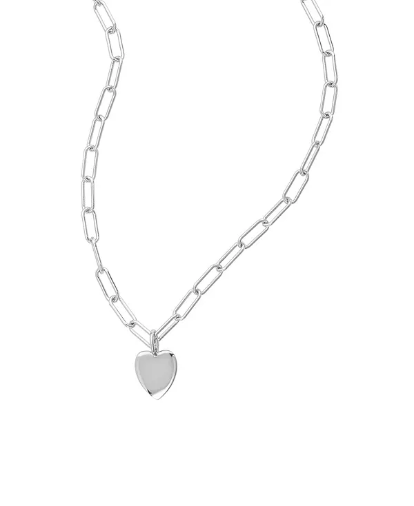 Серебряное ожерелье-скрепка с подвеской в форме сердца, устойчивое к потускнению Adornia, silver
Серебряное ожерелье-скрепка с подвеской в форме сердца, устойчивое к потускнению Adornia, silver