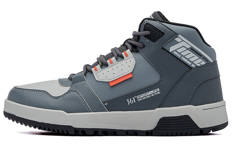 Кеды мужские, обувь для скейтбординга высокая дымчато-серый 361°
Кеды мужские, обувь для скейтбординга высокая дымчато-серый 361°