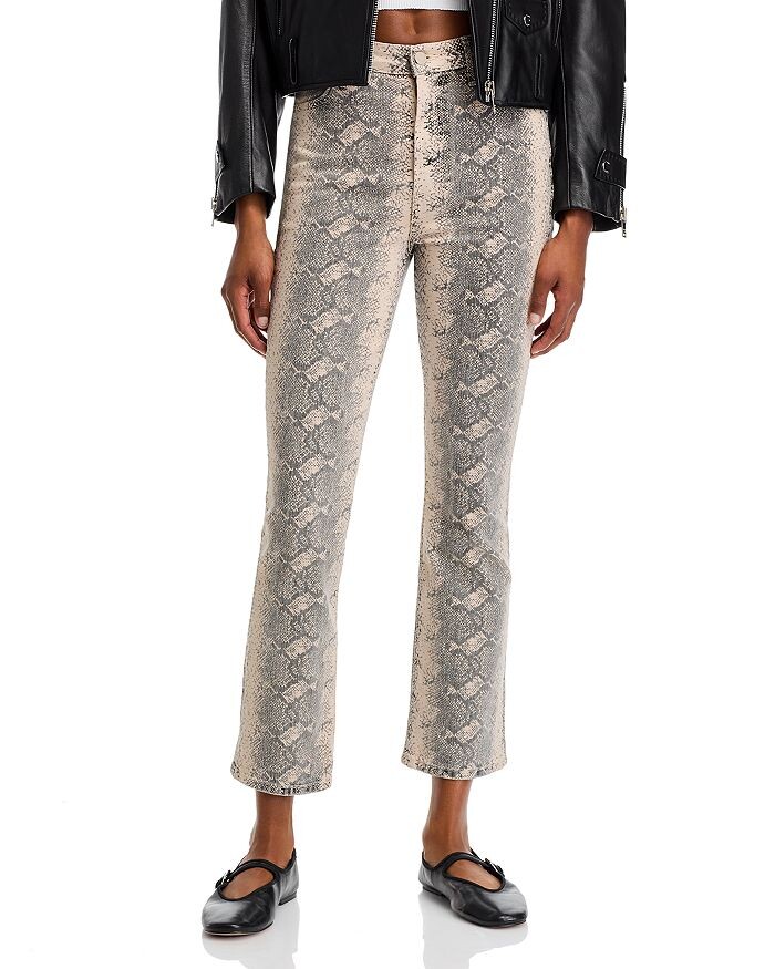 Джинсы MOTHER The Hustler Flood в цвете Боа Бэйб, белый 
Джинсы MOTHER The Hustler Flood в цвете Боа Бэйб, белый