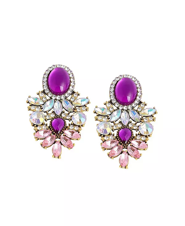 Серьги-Капельки с камнем для вечеринки Sohi, purple
Серьги-Капельки с камнем для вечеринки Sohi, purple