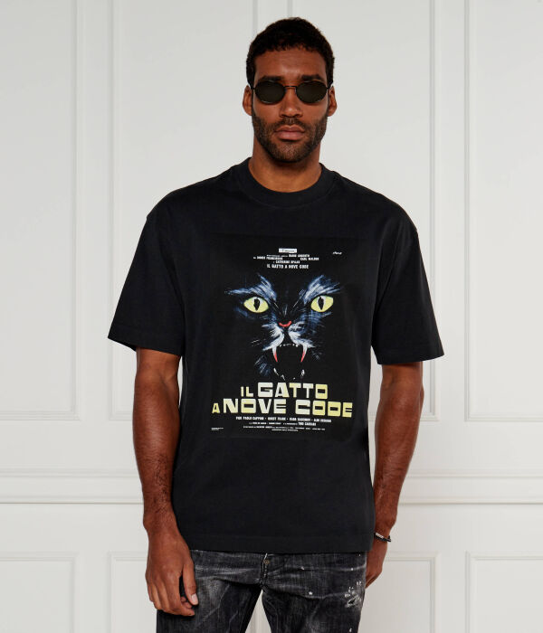 Футболка даргекс Loose fit Hugo, черный 
Футболка даргекс Loose fit Hugo, черный