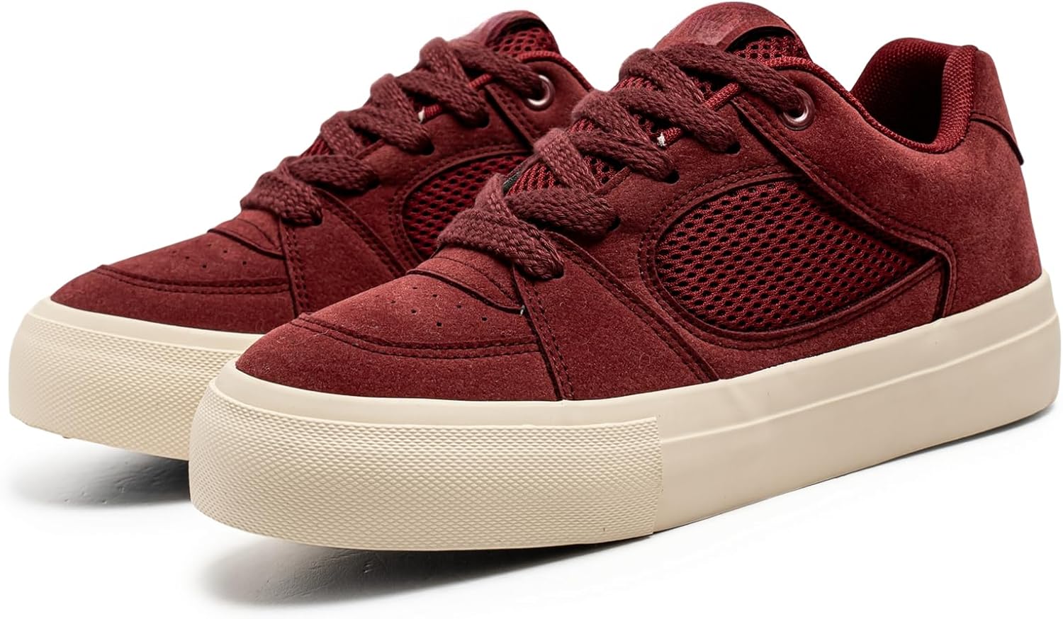 Мужские кроссовки Netehadi из замши с вырезами, на платформе, шнуровкой, повседневные, низкие, дышащие, легкие, для ходьбы, тенниса и скейтбординга, красный
Мужские кроссовки Netehadi из замши с вырезами, на платформе, шнуровкой, повседневные, низкие, дышащие, легкие, для ходьбы, тенниса и скейтбординга, красный