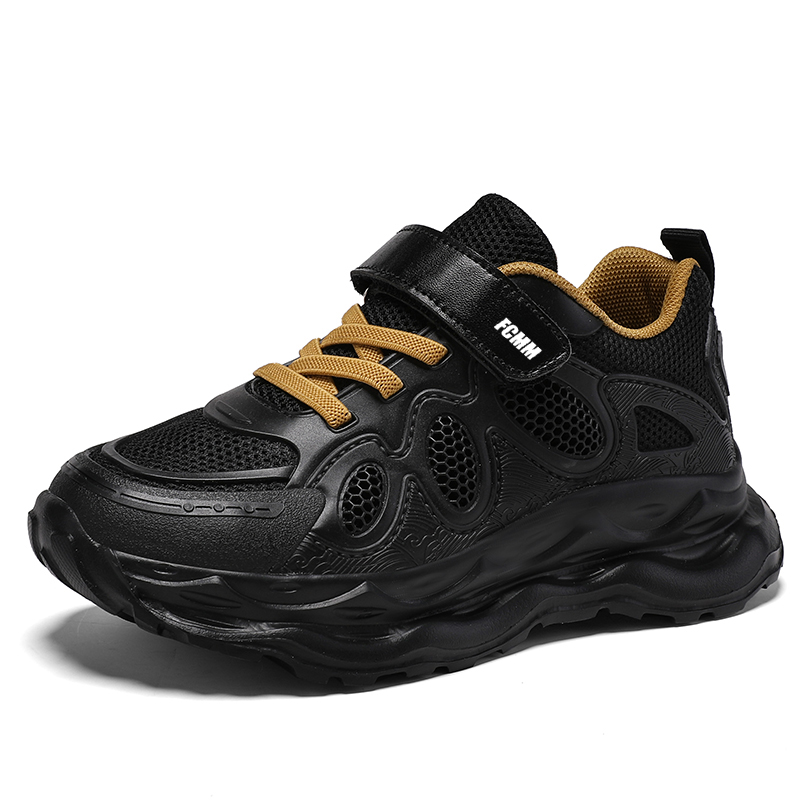Износостойкие дышащие низкие кроссовки для бега для детей FCMM, черный/золотой
Износостойкие дышащие низкие кроссовки для бега для детей FCMM, черный/золотой