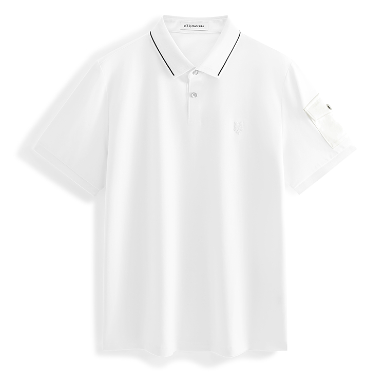 PEACEBIRD MEN Поло для мужчин белое 1
PEACEBIRD MEN Поло для мужчин белое 1
