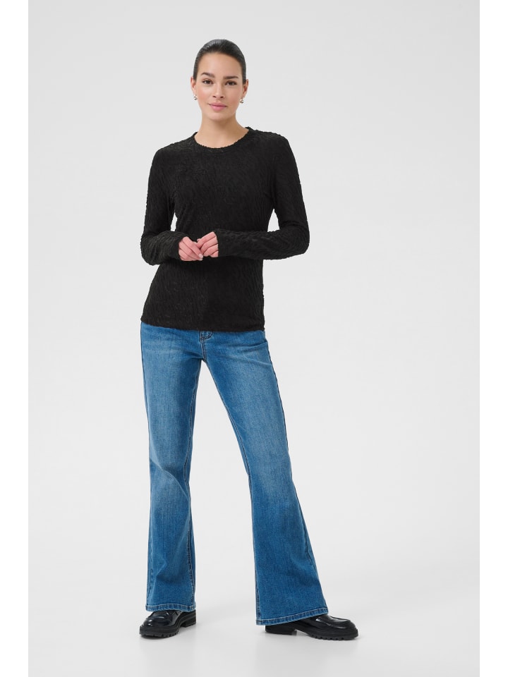 Kaffe Футболка Kazeverina приталенного кроя, черный, темно-синий
Kaffe Футболка Kazeverina приталенного кроя, черный, темно-синий