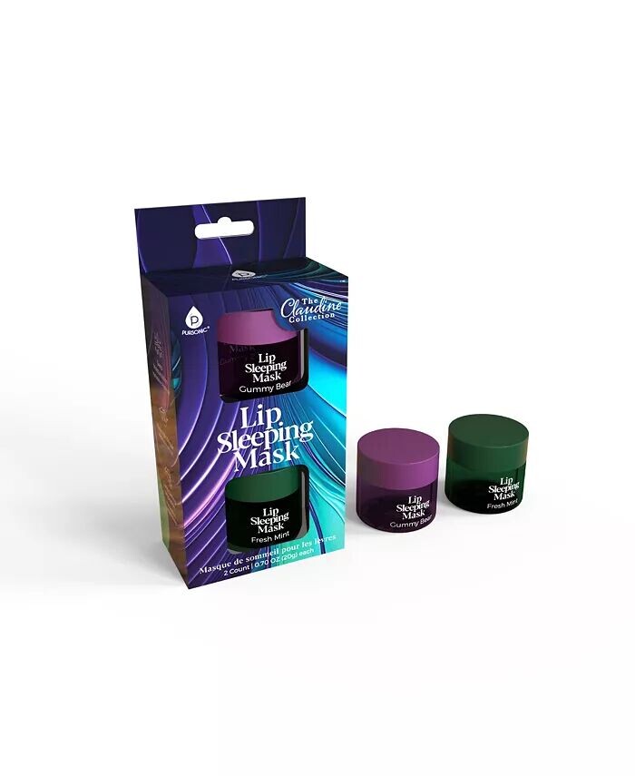 Ночная маска для губ, 2 упаковки: мармеладный мишка и свежая мята Pursonic, цвет Purple
Ночная маска для губ, 2 упаковки: мармеладный мишка и свежая мята Pursonic, цвет Purple