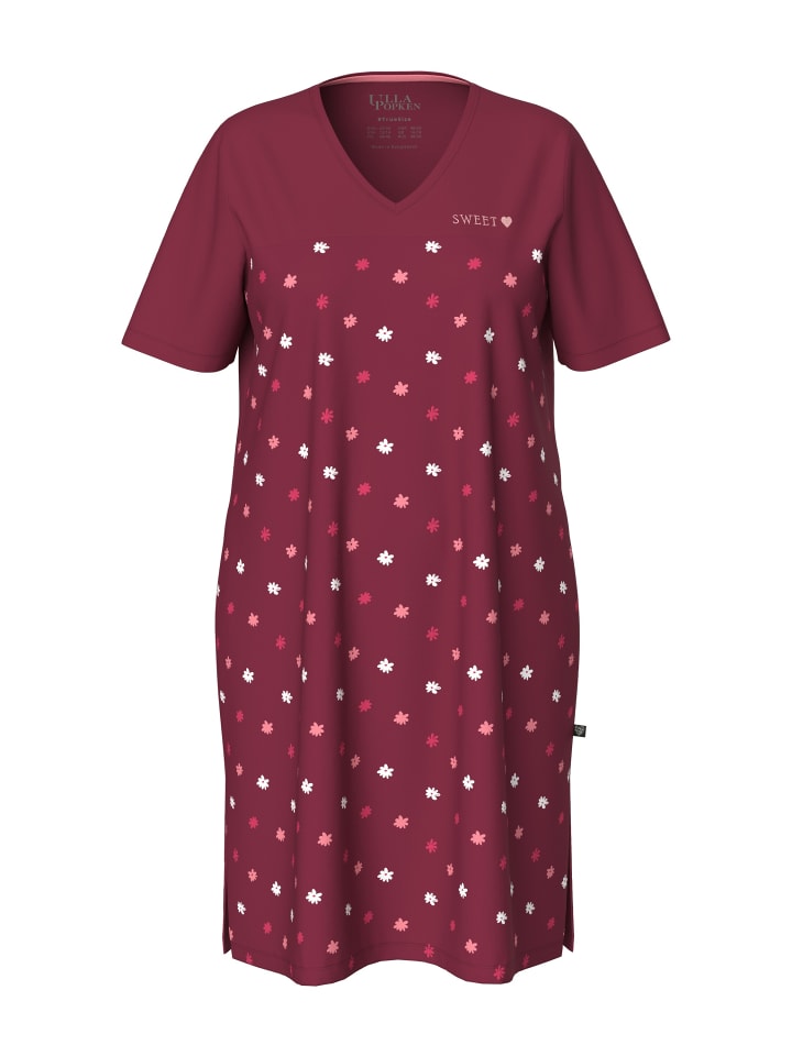 Ночная рубашка бордового цвета Ulla Popken
Ночная рубашка бордового цвета Ulla Popken