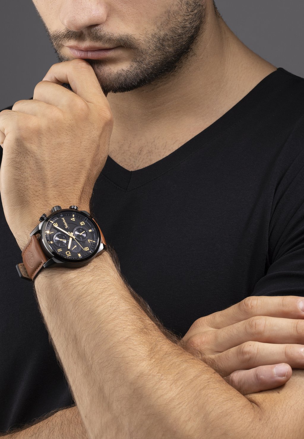 Часы с хронографом Timberland, черный
Часы с хронографом Timberland, черный