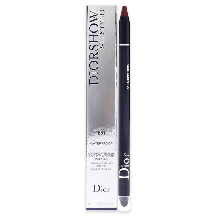 Водостойкий карандаш для глаз Dior Diorshow 24H Stylo 861 0,2 г
Водостойкий карандаш для глаз Dior Diorshow 24H Stylo 861 0,2 г