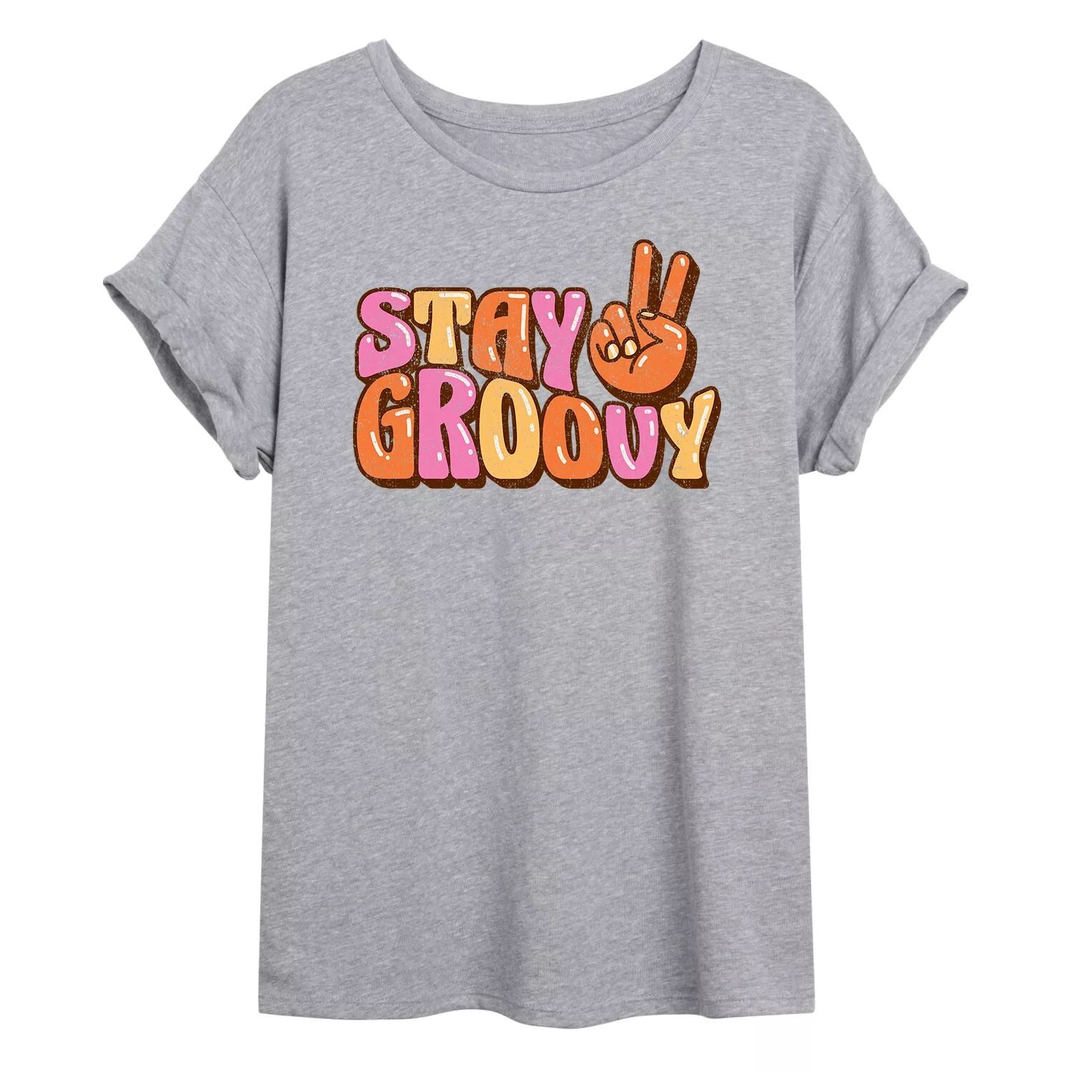 Объемная футболка с рисунком Juniors' Stay Groovy Licensed Character
Объемная футболка с рисунком Juniors' Stay Groovy Licensed Character