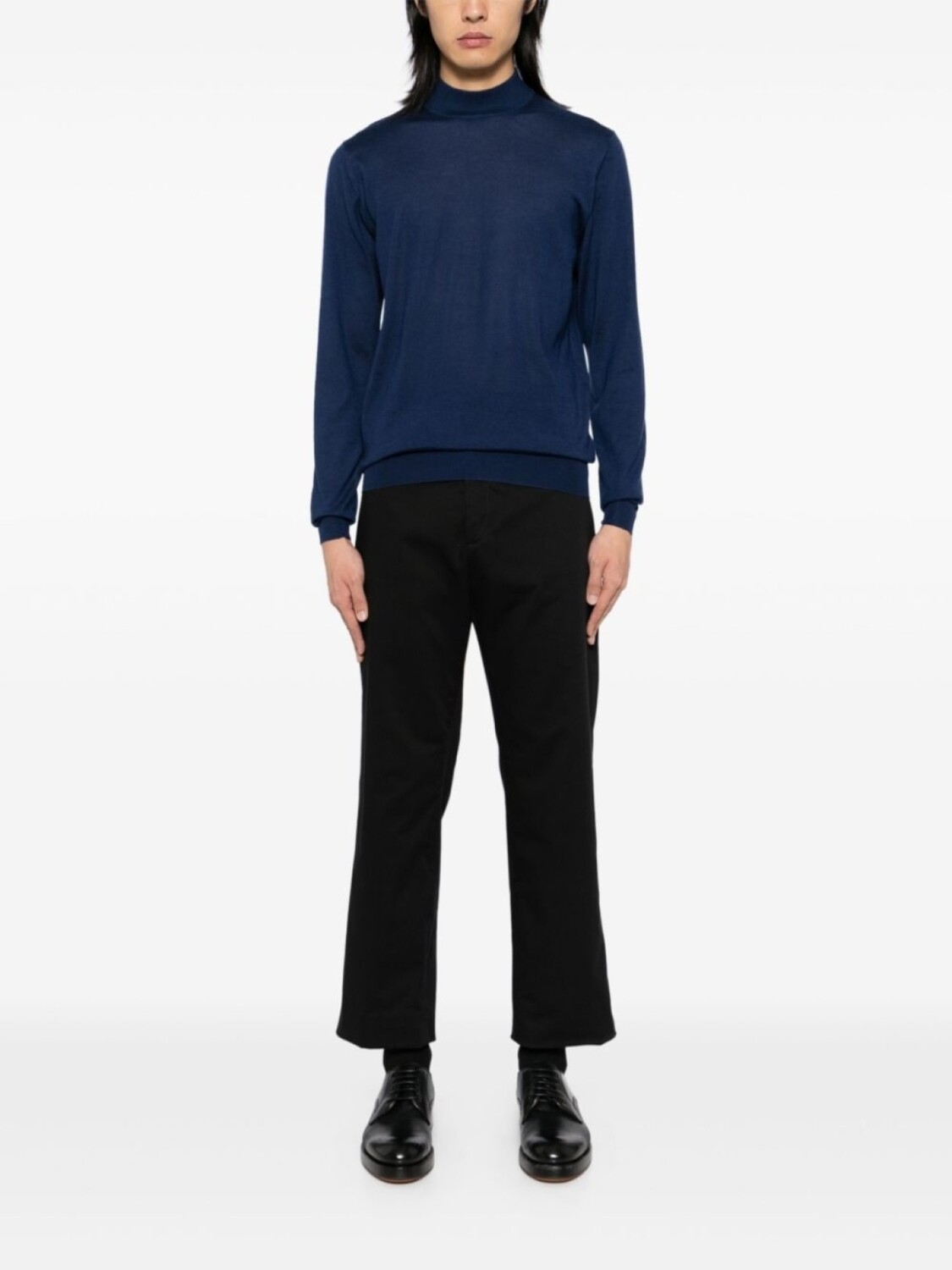 Джемпер Fedeli с воротником-стойкой, синий
Джемпер Fedeli с воротником-стойкой, синий