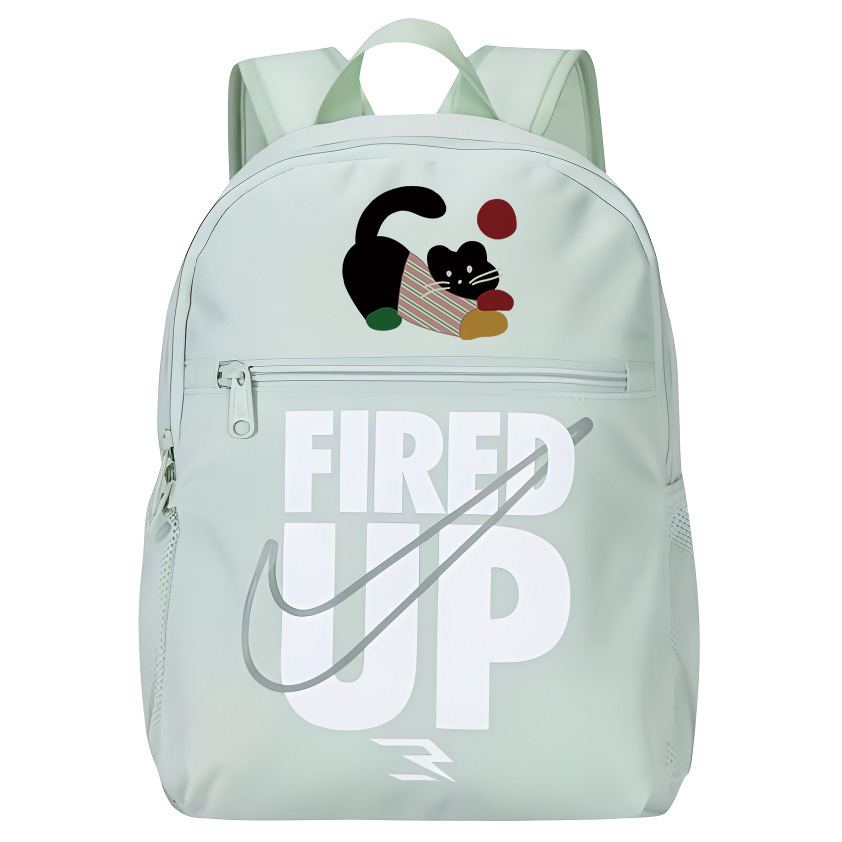 Nike Полиэстеровый рюкзак унисекс оливковый, Painted Cat
Nike Полиэстеровый рюкзак унисекс оливковый, Painted Cat