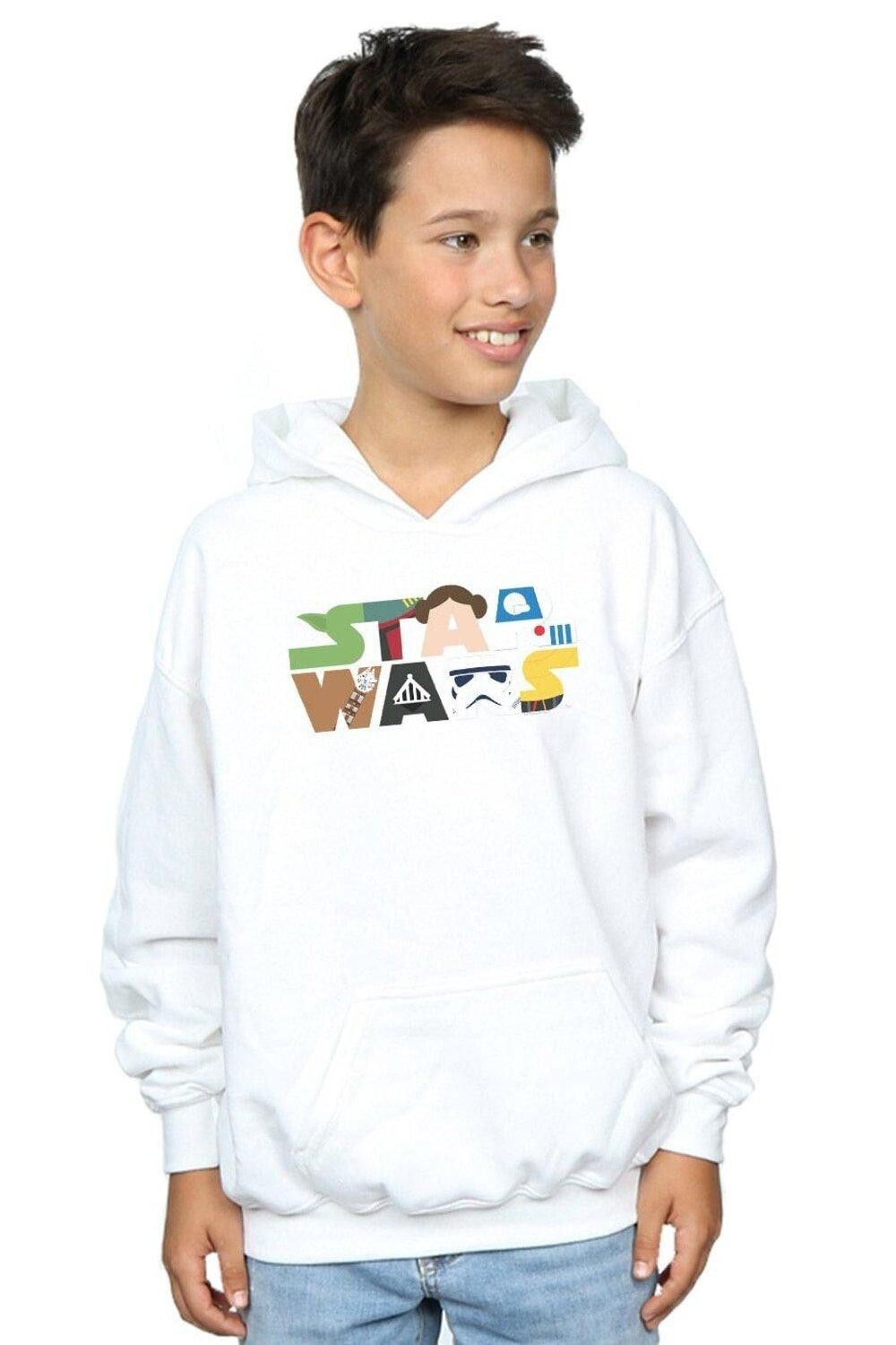 Толстовка с логотипом персонажа Star Wars, белый
Толстовка с логотипом персонажа Star Wars, белый
