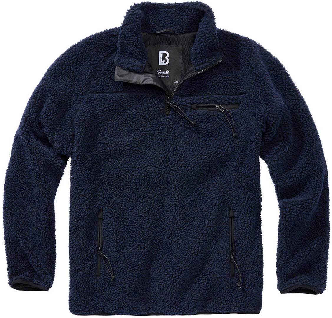 Пуловер Brandit Teddyfleece Pullover, темно-синий 
Пуловер Brandit Teddyfleece Pullover, темно-синий