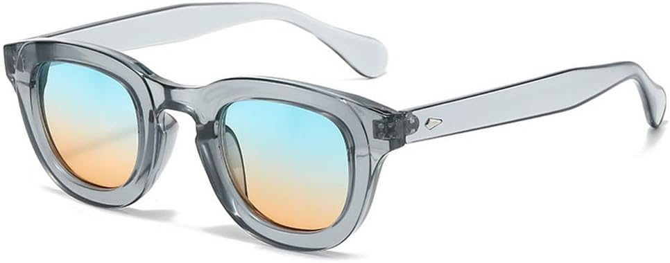 Овальные солнцезащитные очки для женщин, линзы с градиентом конфетного цвета, модные солнцезащитные очки для мужчин, темно-зеленые солнцезащитные очки с заклепками и защитой от УФ-излучения UV400 WNCKSQ, Grey Blue Tea
Овальные солнцезащитные очки для женщин, линзы с градиентом конфетного цвета, модные солнцезащитные очки для мужчин, темно-зеленые солнцезащитные очки с заклепками и защитой от УФ-излучения UV400 WNCKSQ, Grey Blue Tea