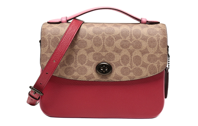 Сумка-мессенджер Cassie из кожи и холста, средний размер, женская, коричневая с желто-красным акцентом COACH
Сумка-мессенджер Cassie из кожи и холста, средний размер, женская, коричневая с желто-красным акцентом COACH