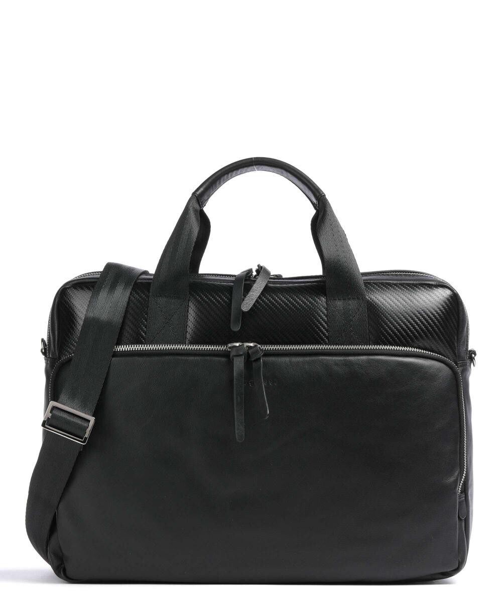 Портфель Comet 15 дюймов из мелкозернистой яловой кожи. Bugatti, черный
Портфель Comet 15 дюймов из мелкозернистой яловой кожи. Bugatti, черный