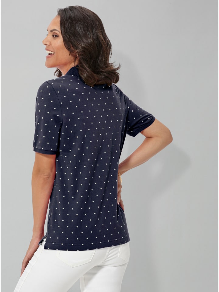 Рубашка-поло в темно-синий горошек WITT WEIDEN
Рубашка-поло в темно-синий горошек WITT WEIDEN