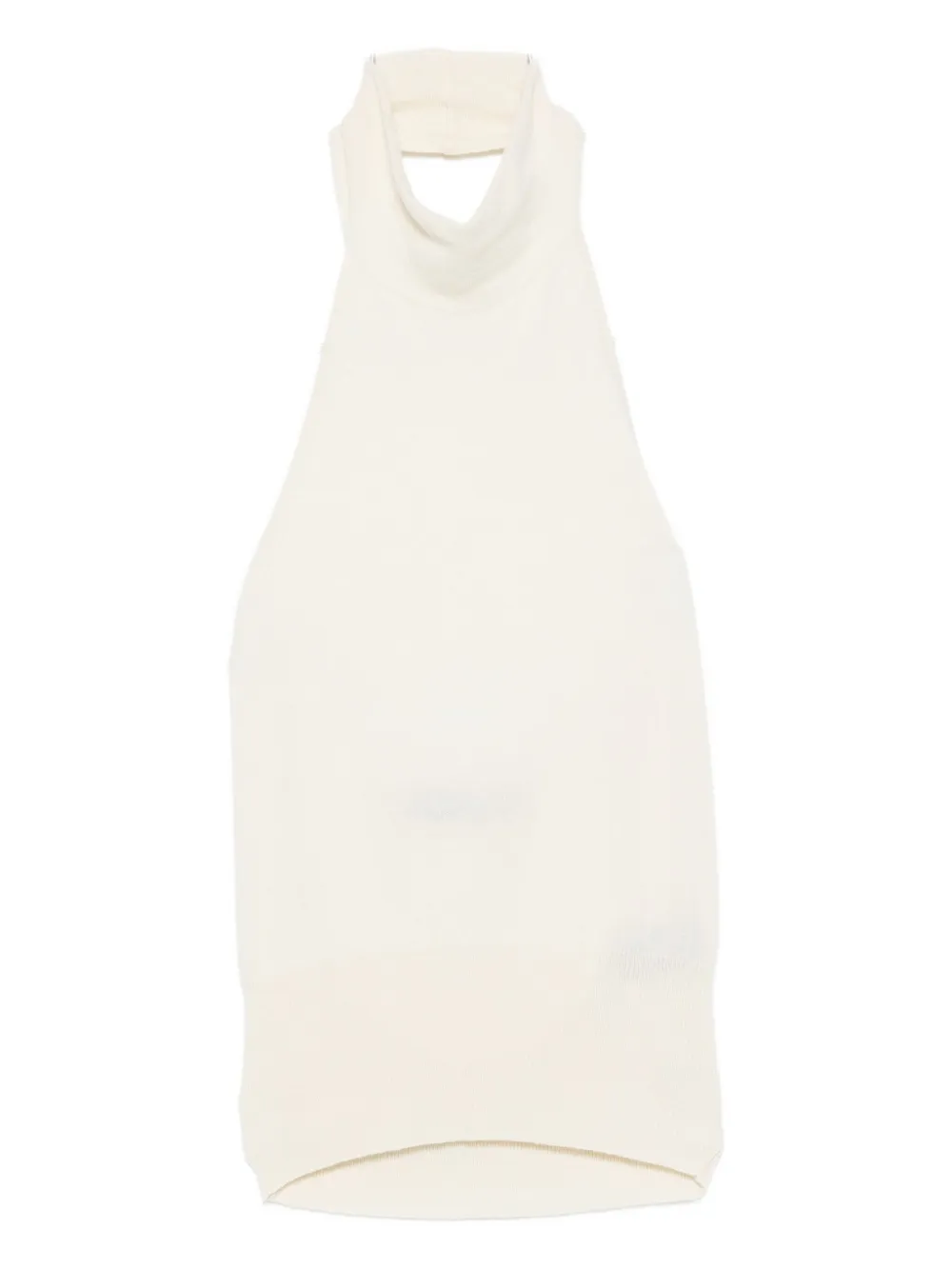 Топ с ребристым воротником-халтер Federica Tosi, нейтральный
Топ с ребристым воротником-халтер Federica Tosi, нейтральный