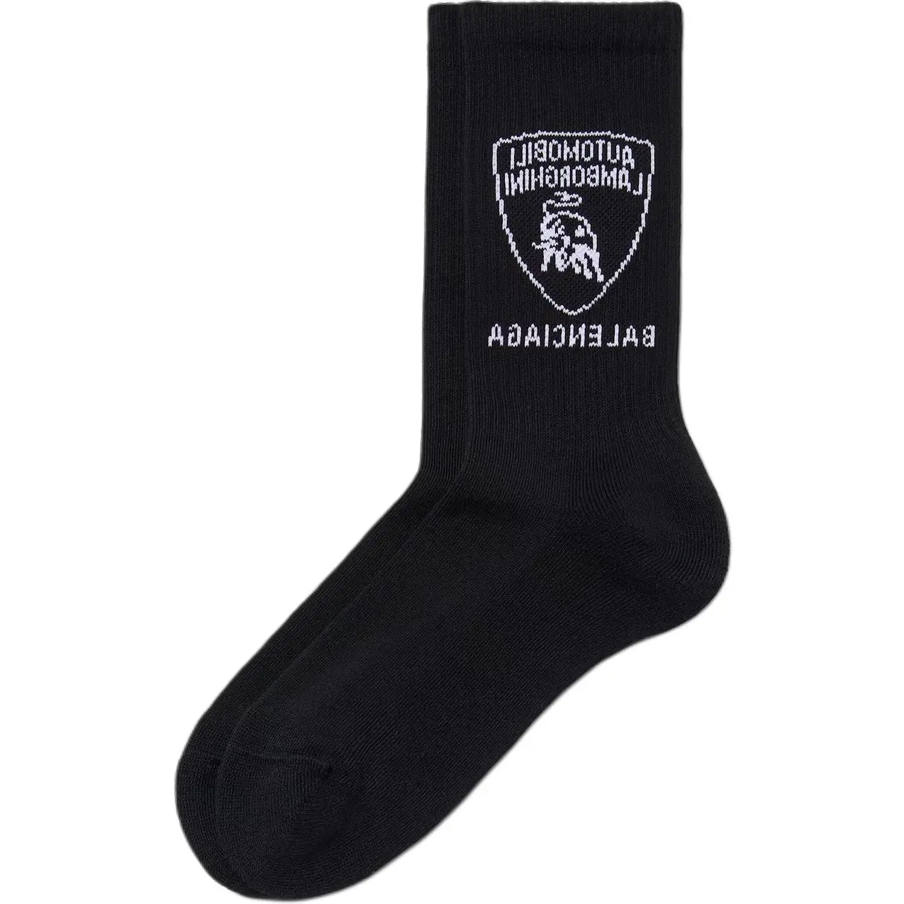 Логотип джерси носки Balenciaga, черный
Логотип джерси носки Balenciaga, черный