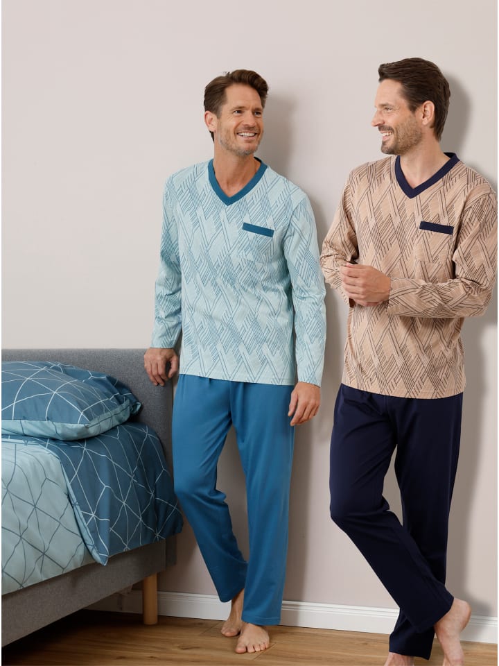 WITT WEIDEN Пижама с принтом темно-синего цвета и принтом топаза
WITT WEIDEN Пижама с принтом темно-синего цвета и принтом топаза