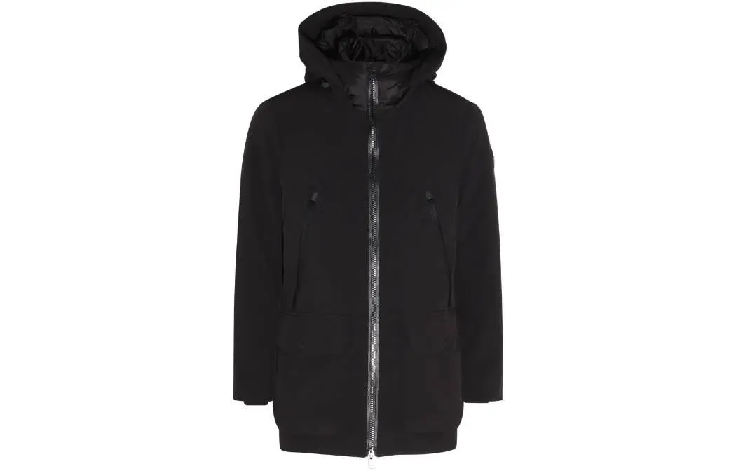 Застегивающаяся на молнию парка с капюшоном WOOLRICH, черный
Застегивающаяся на молнию парка с капюшоном WOOLRICH, черный