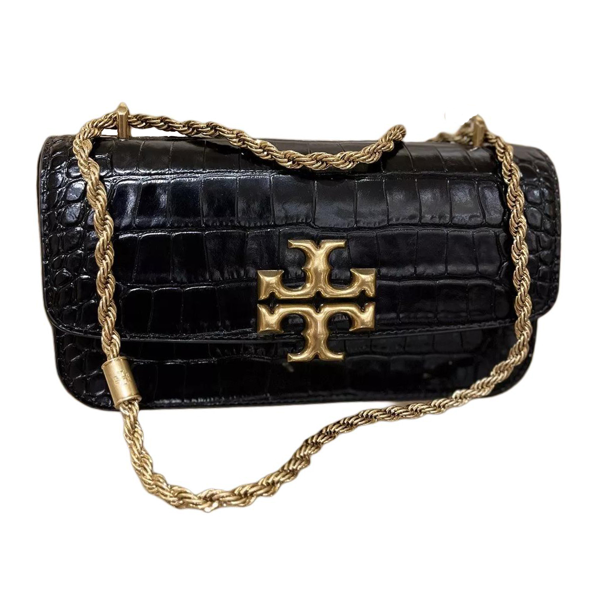 TORY BURCH Кожаная сумка Eleanor через плечо женская черная и розовое золото
TORY BURCH Кожаная сумка Eleanor через плечо женская черная и розовое золото
