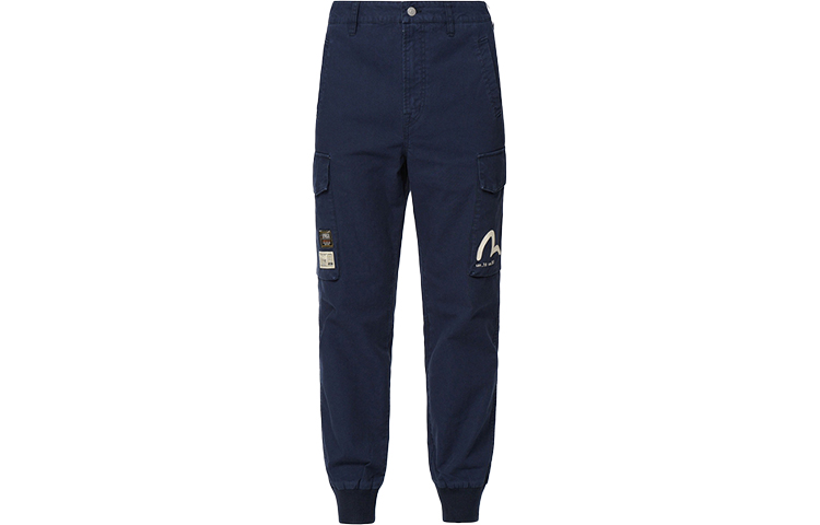 Трикотажные спортивные штаны мужские EVISU, черно-синие
Трикотажные спортивные штаны мужские EVISU, черно-синие