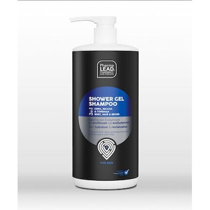Мужской гель для душа шампунь 3в1 для тела волос бороды 1000мл Pharmalead
Мужской гель для душа шампунь 3в1 для тела волос бороды 1000мл Pharmalead