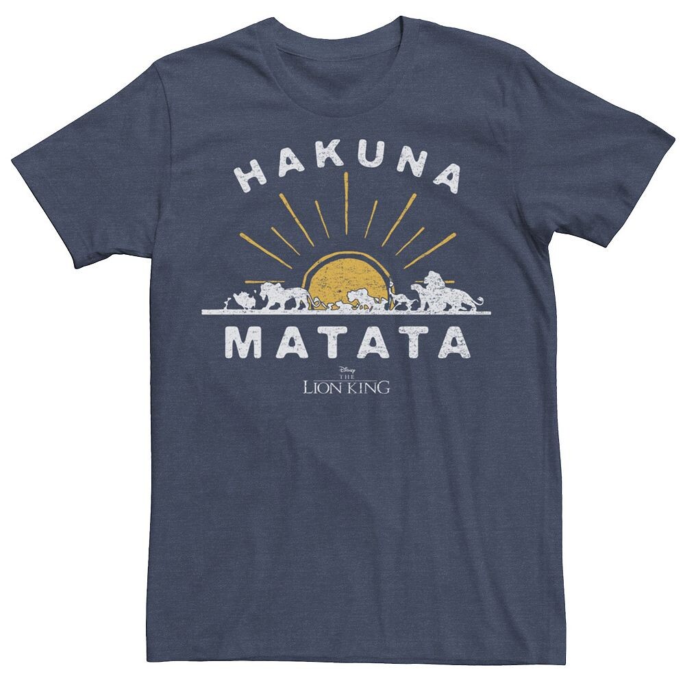 Мужская футболка Disney's The Lion King Hakuna Matata Sunrise Horizon, цвет Navy Heather
Мужская футболка Disney's The Lion King Hakuna Matata Sunrise Horizon, цвет Navy Heather