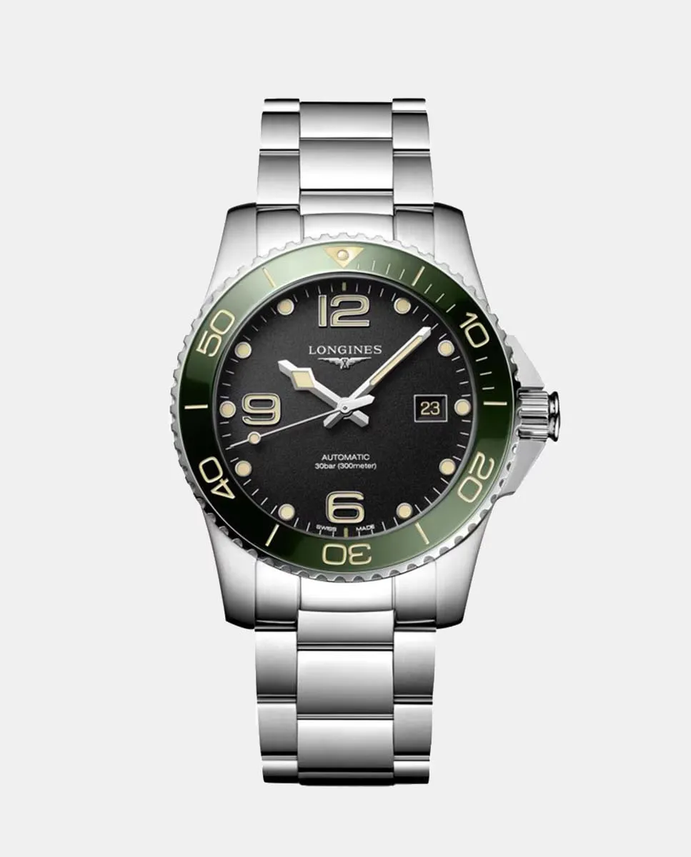 Hydroconquest L37814056 автоматические мужские часы из стали Longines, серебрянный
Hydroconquest L37814056 автоматические мужские часы из стали Longines, серебрянный