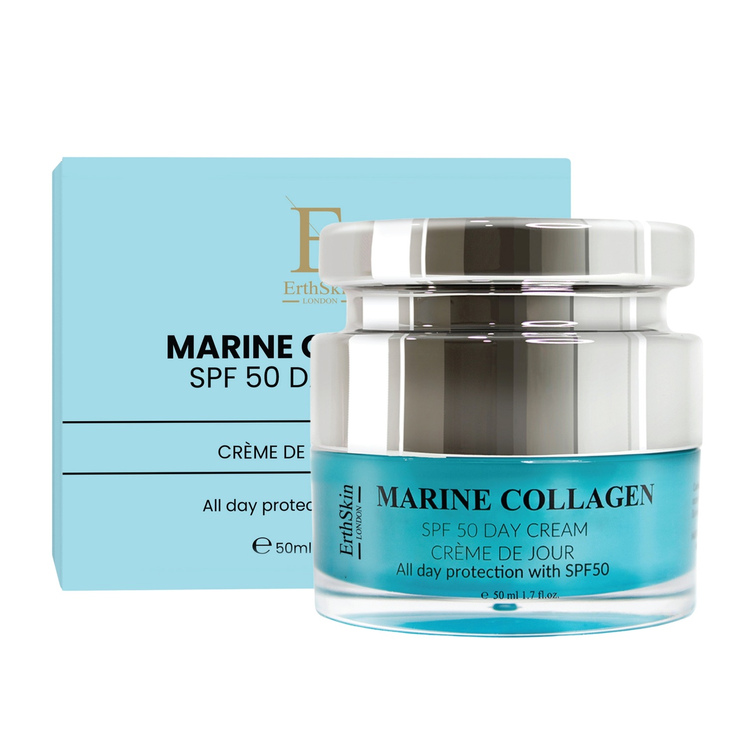 Дневной крем marine collagen spf50 tagescreme Erthskin London, количество 1 шт.
Дневной крем marine collagen spf50 tagescreme Erthskin London, количество 1 шт.