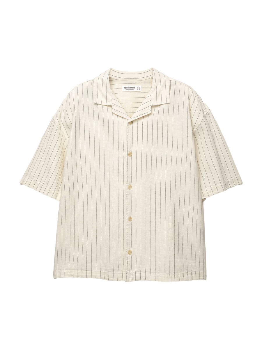 Рубашка на пуговицах Comfort fit Pull&Bear, белый
Рубашка на пуговицах Comfort fit Pull&Bear, белый