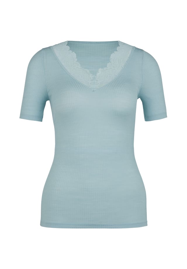 Рубашка с короткими рукавами из шерсти-шелка шелковистая шерстяная радость Calida, синий
Рубашка с короткими рукавами из шерсти-шелка шелковистая шерстяная радость Calida, синий