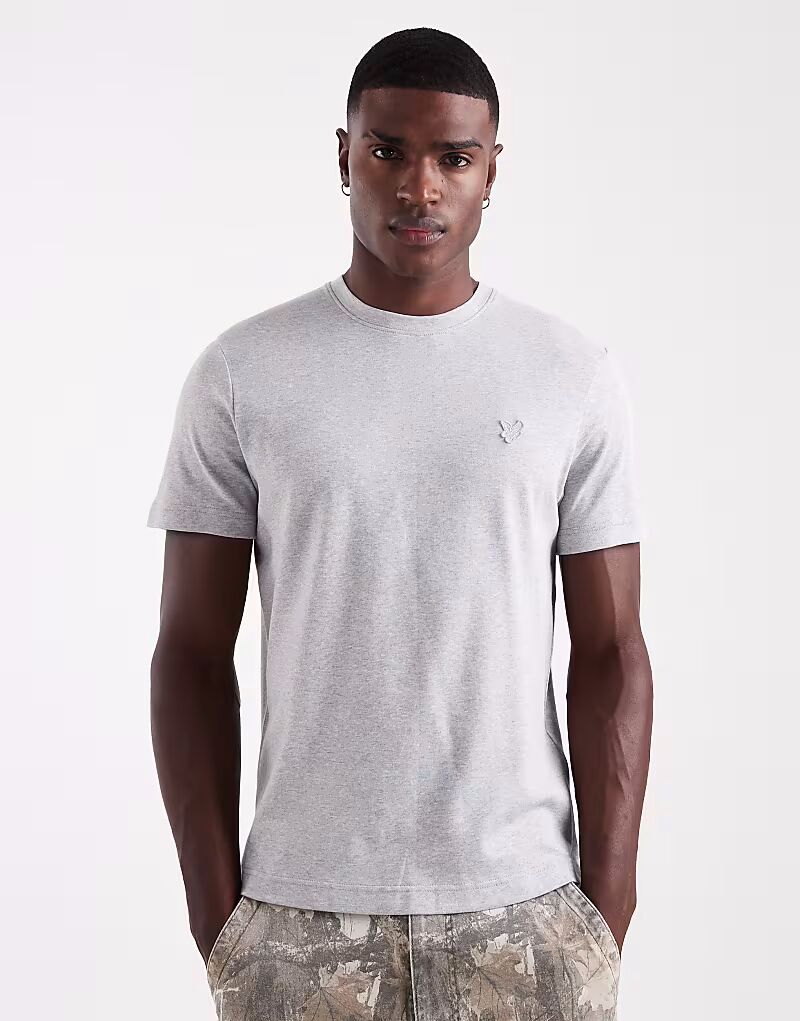 Футболка из джерси светло-серого меланжевого цвета Lyle & Scott
Футболка из джерси светло-серого меланжевого цвета Lyle & Scott
