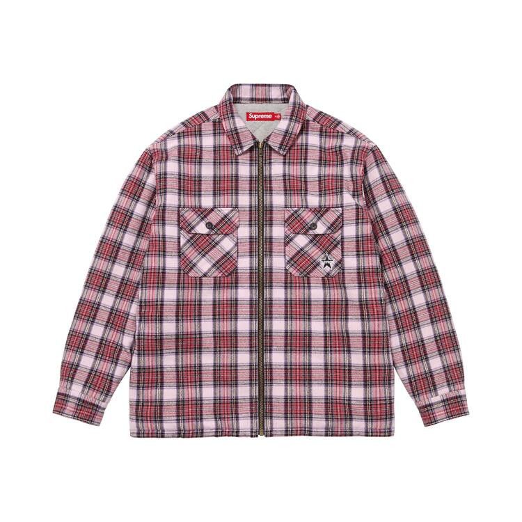Рубашка Supreme Thermal Lined Zip Up Flannel Shirt 'Pink'
Рубашка Supreme Thermal Lined Zip Up Flannel Shirt 'Pink'