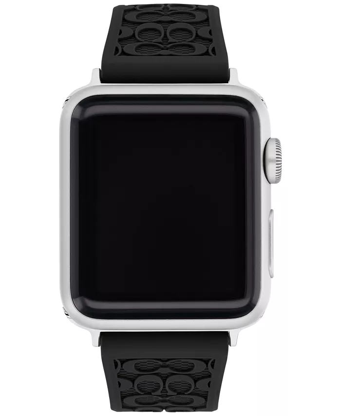 Черный резиновый ремешок 38/40/41 мм для Apple Watch COACH
Черный резиновый ремешок 38/40/41 мм для Apple Watch COACH